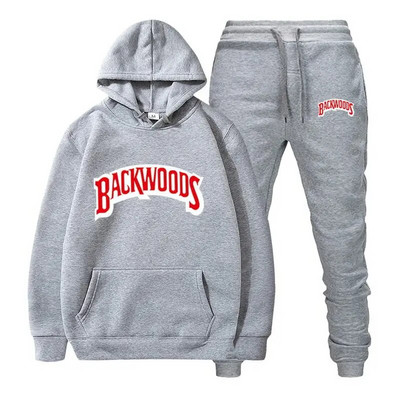 Σετ φούτερ Backwoods Prints Ανδρικά Γυναικεία Unisex Σετ Casual Hoodies Αθλητικά κοστούμια Oversized Φούτερ Φόρμες δρόμου Παλτό