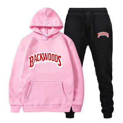 Σετ φούτερ Backwoods Prints Ανδρικά Γυναικεία Unisex Σετ Casual Hoodies Αθλητικά κοστούμια Oversized Φούτερ Φόρμες δρόμου Παλτό