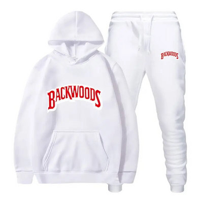 Σετ φούτερ Backwoods Prints Ανδρικά Γυναικεία Unisex Σετ Casual Hoodies Αθλητικά κοστούμια Oversized Φούτερ Φόρμες δρόμου Παλτό