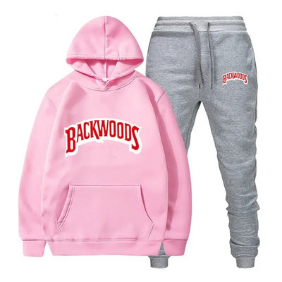 Σετ φούτερ Backwoods Prints Ανδρικά Γυναικεία Unisex Σετ Casual Hoodies Αθλητικά κοστούμια Oversized Φούτερ Φόρμες δρόμου Παλτό