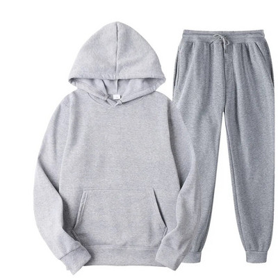 Ανδρική φόρμα Jogger Sportswear Casual πουλόβερ Μπλούζες Φούτερ Streetwear πουλόβερ Μονόχρωμο Fleece Hoodies αθλητικό κοστούμι Νέο