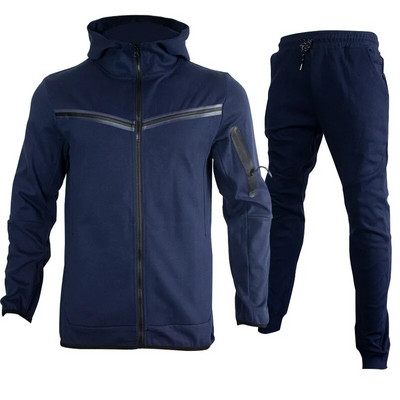 2022 Κοστούμι μάρκας Ανδρικό Φούτερ Tech Hoodie Βαμβακερό Stretch Προπόνηση Φορέστε καλής ποιότητας παλτό Αθλητικό σετ Ανδρικά ρούχα