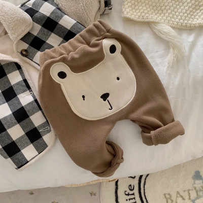 9516B Κορεατικό μωρό παντελόνι Cartoon Bear Big Butt Παντελόνι Χειμώνας Άνοιξη Νέο μωρό αγόρια και κορίτσια Harlan Leisure αθλητικά παντελόνια