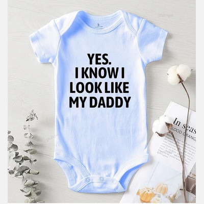 Pamut tipegő kombiné New Born nadrág hosszú ujjú jumpsuit Onesie újszülött lány ruhák nyomtatás apa baba téli jelmez