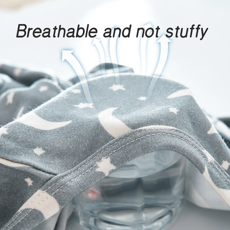 Гащеризон Elinfant Бамбукова памучна бебешка пижама с дълъг дизайн Бебешки гащеризон за крачета