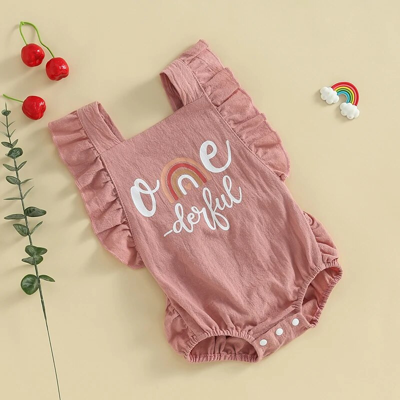 Бебешки гащеризони Дрехи Летни бодита за новородени момичета Гащеризони Екипировки