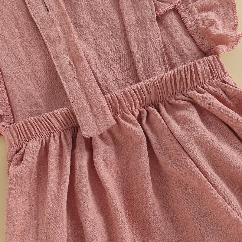 Бебешки гащеризони Дрехи Летни бодита за новородени момичета Гащеризони Екипировки