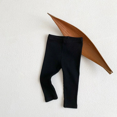 Gyerekek Baba Tél Leggings Lányok Vékony bordás nadrágok Tipegő Alkalmi Rugalmasság Egyszerű Render Nadrág Fiúk Meleg pamut nadrágok