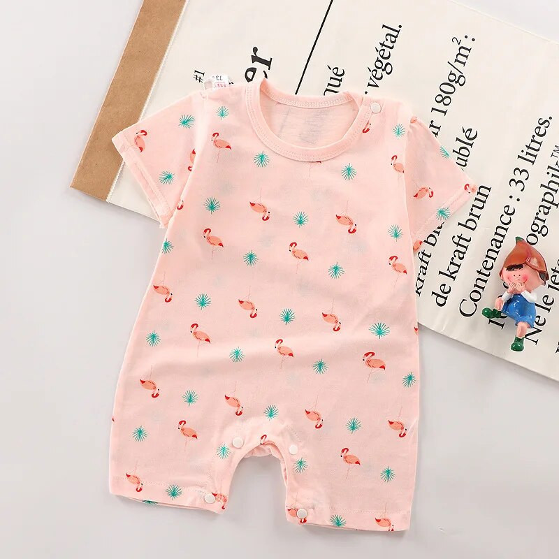 Бебешки гащеризони Памучни гащеризони Момчета Момичета Гащеризон Дрехи за новородено Бебе Комплект детски екипи