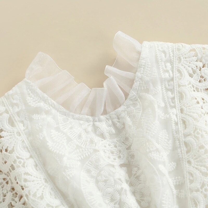 Újszülött lányok nyári nadrágos ruha virágos csipkepántos ujjatlan fodros édes háromszög alsó nadrágos ruhák