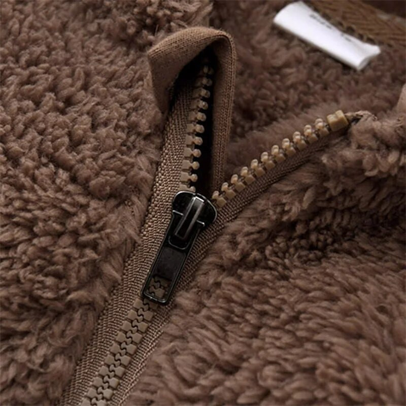 Újszülött kisfiú lány gyapjú jumpsuit hóruha, hosszú ujjú kapucnis cipzárral záródó kabát meleg téli ruhák