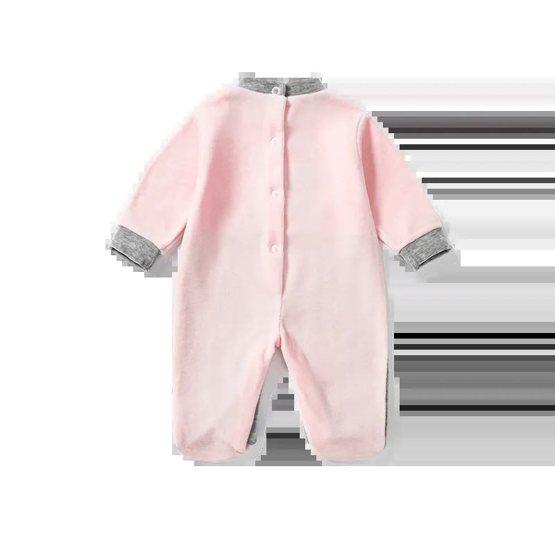 Дрехи за новородени момичета Sweet Strawberry Series Cotton Babi's Romper Footies Комбинезон от една част за момиченце 0-12M