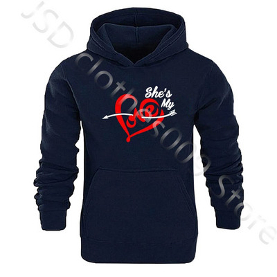 Ανδρικά Γυναικεία Φούτερ LOVE Print Ζευγάρι Φούτερ + Φούτερ κοστούμι Φθινοπωρινά αθλητικά σετ Αθλητικά Casual Πουλόβερ Αθλητικές φόρμες Ρούχα