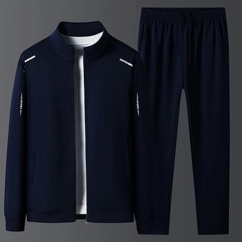 Άνοιξη Φθινόπωρο Ανδρικά Casual Sports Joggers Κοστούμια Σετ αθλητικών στολών Ανδρικά κοστούμια γυμναστικής Αθλητικά Φούτερ Μπουφάν+Παντελόνι Αντρικά Σετ 5XL