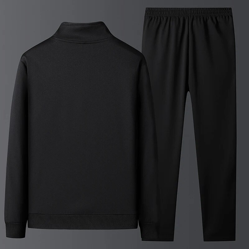 tavaszi ősz férfi alkalmi sport kocogó öltönyök tréningruha szettek Férfi fitnesz öltönyök sportruházat melegítőnadrág kabát + nadrág szettek Férfi 5XL