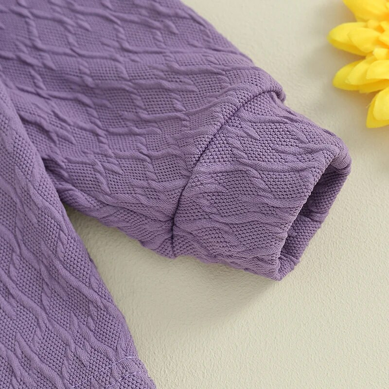 Újszülött alkalmi őszi tavaszi legény nyakú légy hosszú ujjú pulóverek + elasztikus deréknadrág fejpánttal, aranyos kislányoknak 3 db