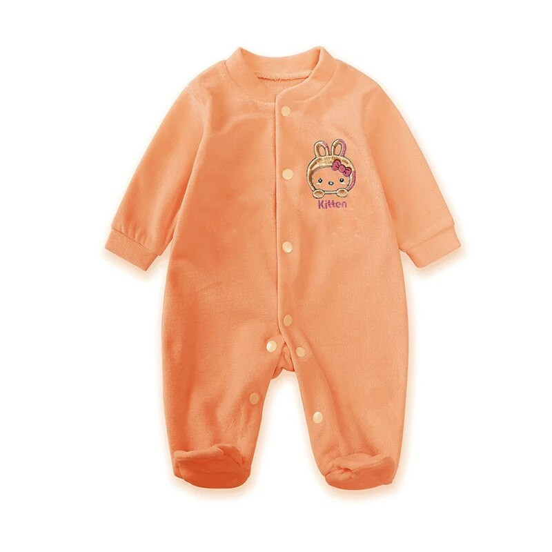 Újszülött Baba Body Fiúk Lányok Rajzfilm Rövidnadrág Nadrág Ruházat Puha Bőr Tekerhető Láb Bod