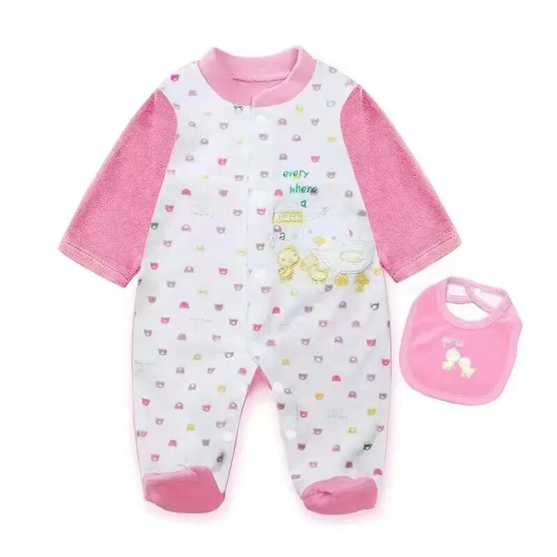 2022-es tél vadonatúj divat újszülött kisgyermek csecsemő kisfiú nadrág hosszú ujjú kombiné Kisfiú lány ruhák ruhák