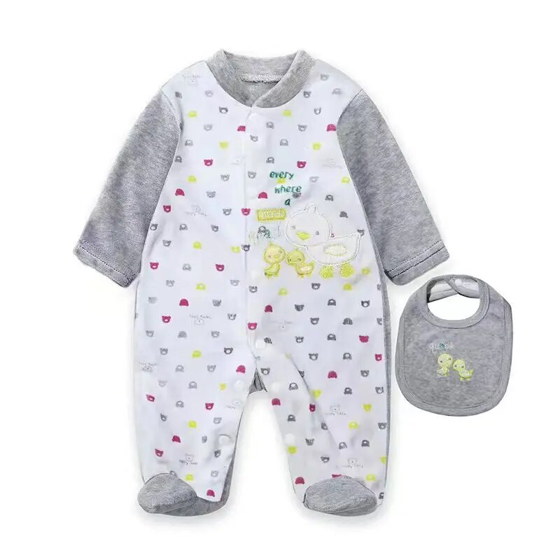 2022-es tél vadonatúj divat újszülött kisgyermek csecsemő kisfiú nadrág hosszú ujjú kombiné Kisfiú lány ruhák ruhák