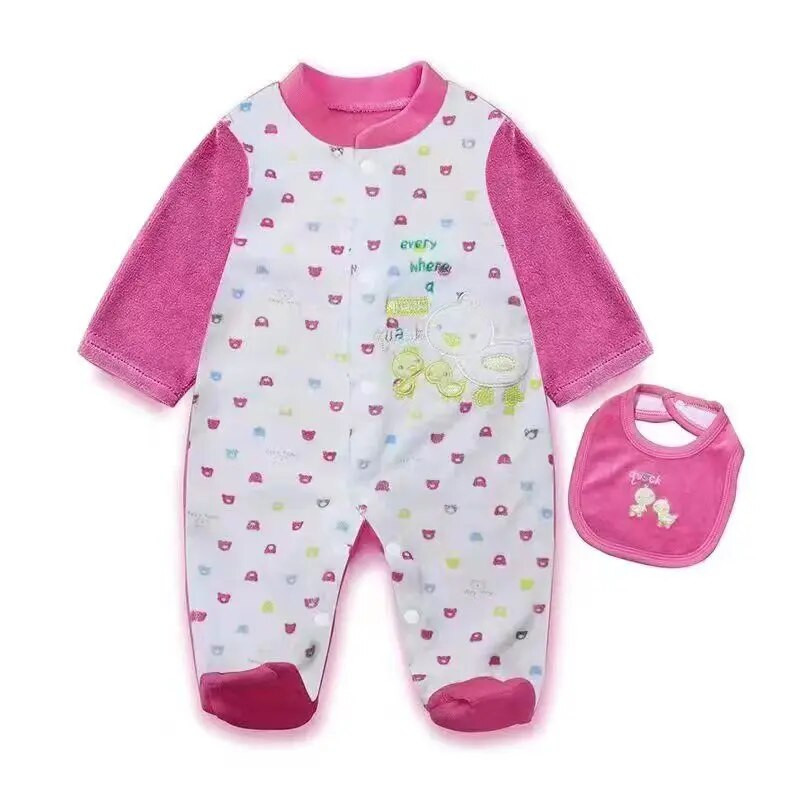 2022-es tél vadonatúj divat újszülött kisgyermek csecsemő kisfiú nadrág hosszú ujjú kombiné Kisfiú lány ruhák ruhák