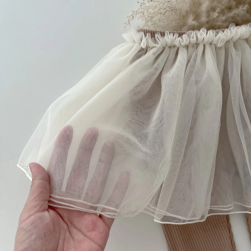 Őszi újszülött divat bordás hálós leggings lány baba gödör csíkos táncos hercegnő alkalmi nadrág csecsemő pamut minden szabású nadrág