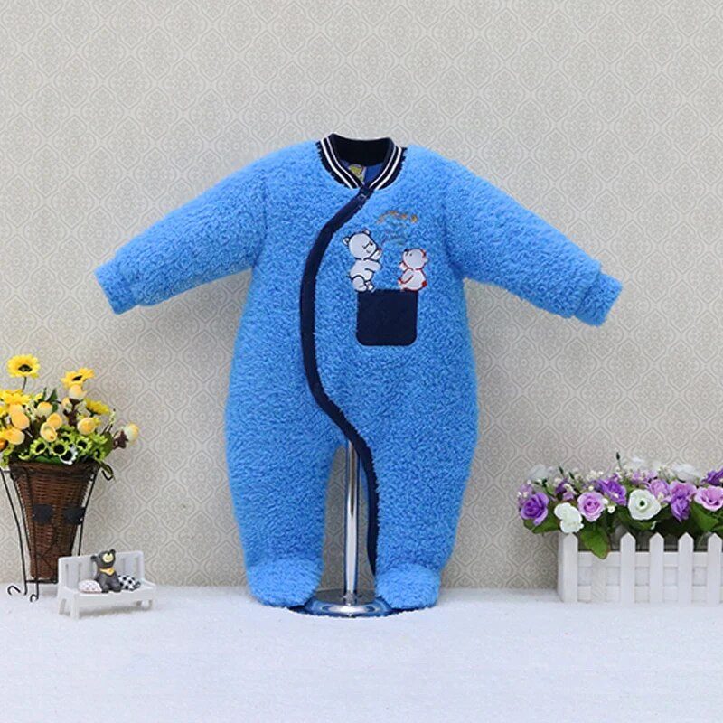 Kisfiúk és lányok korall gyapjú bodyk rózsaszín sárga és kék gyerekruhák