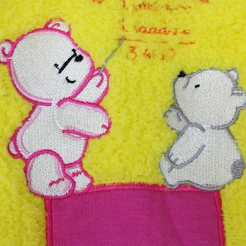 Kisfiúk és lányok korall gyapjú bodyk rózsaszín sárga és kék gyerekruhák