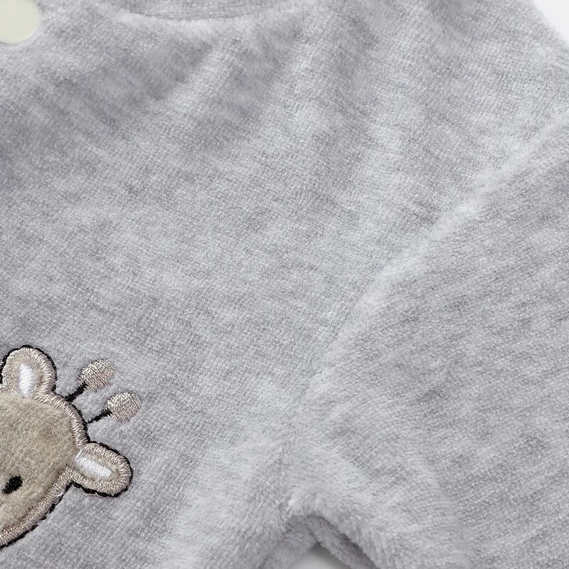 Csecsemő Újszülött Baba Aranyos ruhakészletek Lányok Fiúk Téli Meleg Hárem Nadrág Gofri bordázott szolid Uniszex Body + elasztikus nadrág