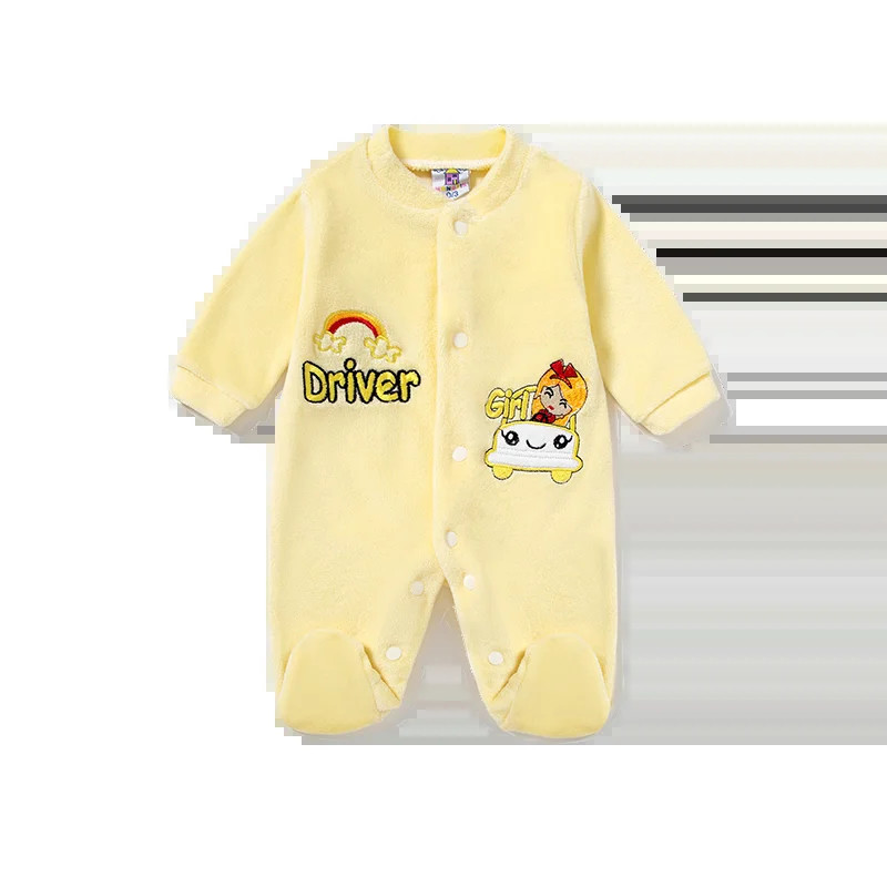 Újszülött nadrág rövid hegymászó jumpsuit baba rajzfilm rövid ujjú háromszög hegymászó aranyos leggings