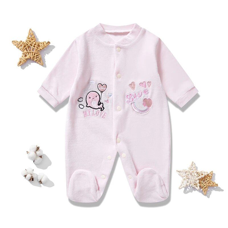 2022-es vadonatúj újszülött babaruhák egyrészes bodyk baba lábbelik Homedress pizsama talaj Lovely jumpsuit 0-9 hónapos baba