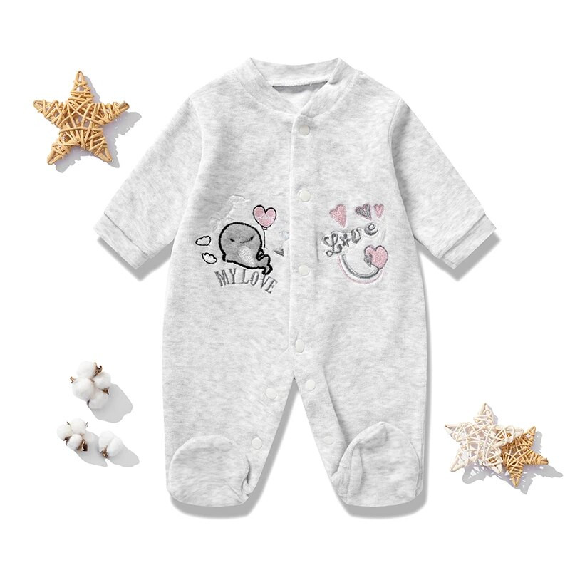 2022-es vadonatúj újszülött babaruhák egyrészes bodyk baba lábbelik Homedress pizsama talaj Lovely jumpsuit 0-9 hónapos baba