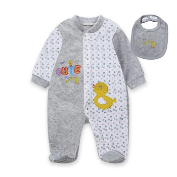 Baby One-Piece 2022 Now Suit Дрехи за новородени Бебешки зимни памучни дрехи с дълги ръкави за момиченце Boneless Rompers за малко дете Пролетни дрехи