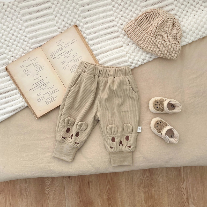 Őszi téli gyerekek rajzfilm plusz bársonyos vastag hárem nadrág gyerek fiú retro polár meleg alkalmi nadrág lány baba divat nadrág