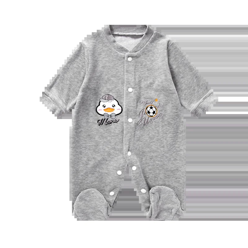 Babanadrág egyrészes bodyk újszülött baba lábbelik Rajzfilm mintás Soild jumpsuit melles babaruhák 0-9 hónapos kisgyermeknek