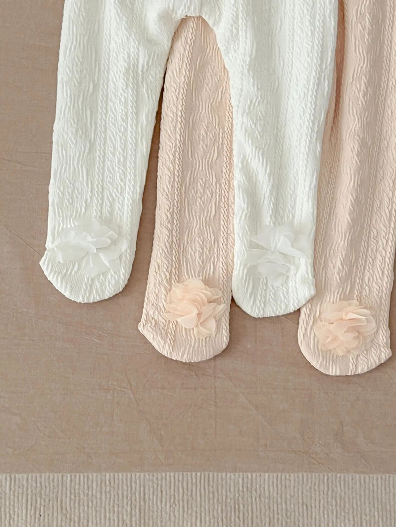 Φθινοπωρινό χειμωνιάτικο κορίτσι Βρεφικό Fleece Ζεστό καλσόν Νεογέννητο λουλούδι μασίφ κολάν μωρό βαμβακερό παντελόνι Casuak Παιδικό παντελόνι μόδας