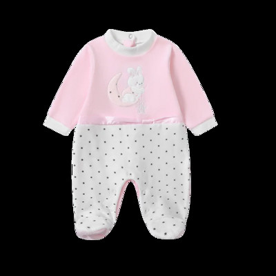 2023 Φθινόπωρο Νέα Υψηλής Ποιότητας Velvet New Born Baby Romper Girl Casual Lovable Footies Jumpsuit Rompers Βρεφικά ρούχα 0-12m