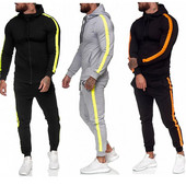 Ανδρικά hoodie+παντελόνι Σετ 2 τεμαχίων Φθινοπωρινή φόρμα τρεξίματος ανδρική φούτερ Αθλητικό σετ γυμναστικής Ανδρικά αθλητικά κοστούμια ανδρική φόρμα με φούτερ
