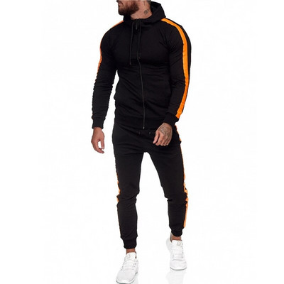 Ανδρικά hoodie+παντελόνι Σετ 2 τεμαχίων Φθινοπωρινή φόρμα τρεξίματος ανδρική φούτερ Αθλητικό σετ γυμναστικής Ανδρικά αθλητικά κοστούμια ανδρική φόρμα με φούτερ