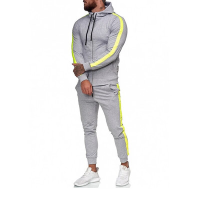 Ανδρικά hoodie+παντελόνι Σετ 2 τεμαχίων Φθινοπωρινή φόρμα τρεξίματος ανδρική φούτερ Αθλητικό σετ γυμναστικής Ανδρικά αθλητικά κοστούμια ανδρική φόρμα με φούτερ
