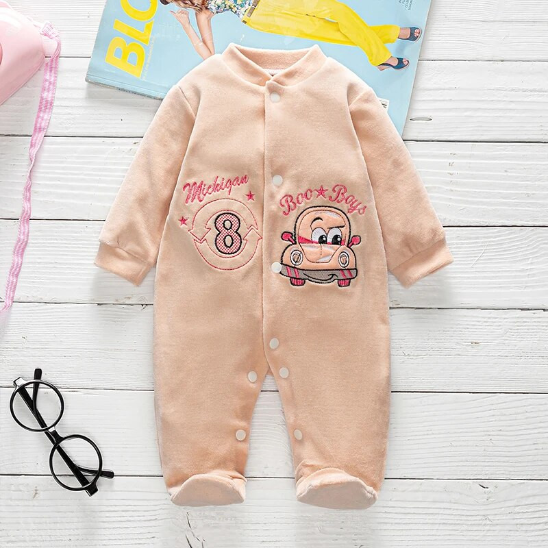 Εξαιρετικά χαμηλή τιμή Welfare Snap-up 2022 Νεογέννητα Βρεφικά Ρόμπερες Βρεφικά Μωρά Κοριτσάκι Αγόρι Romper Fleece Ολόσωμη φόρμα βαμβακερά ρούχα