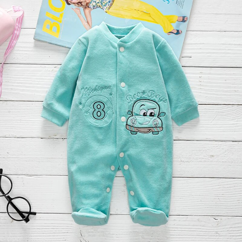 Εξαιρετικά χαμηλή τιμή Welfare Snap-up 2022 Νεογέννητα Βρεφικά Ρόμπερες Βρεφικά Μωρά Κοριτσάκι Αγόρι Romper Fleece Ολόσωμη φόρμα βαμβακερά ρούχα