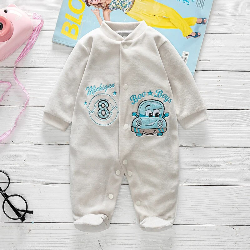 Εξαιρετικά χαμηλή τιμή Welfare Snap-up 2022 Νεογέννητα Βρεφικά Ρόμπερες Βρεφικά Μωρά Κοριτσάκι Αγόρι Romper Fleece Ολόσωμη φόρμα βαμβακερά ρούχα