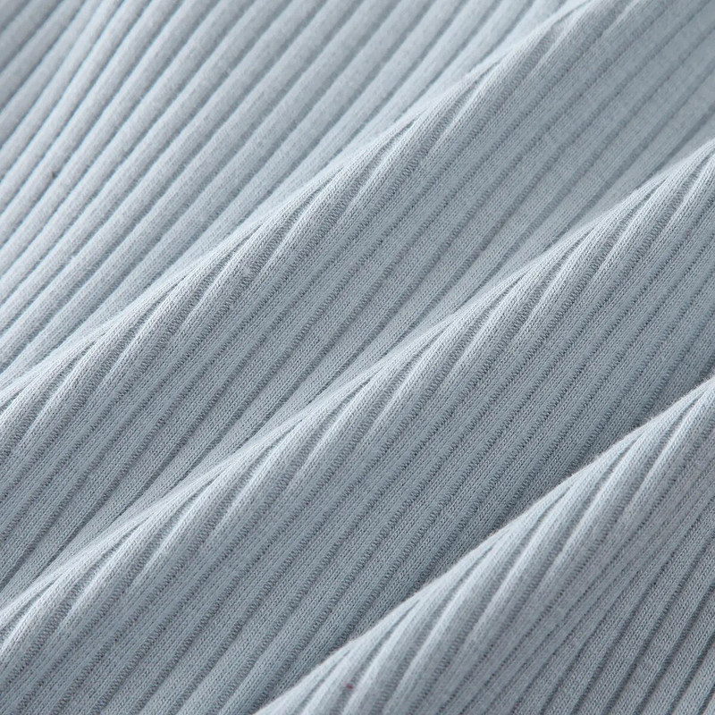 Nyári babaruházat újszülött bordás masszív, rövid ujjú csecsemő baba fiú fiú lány ruházat 0-18 év közötti