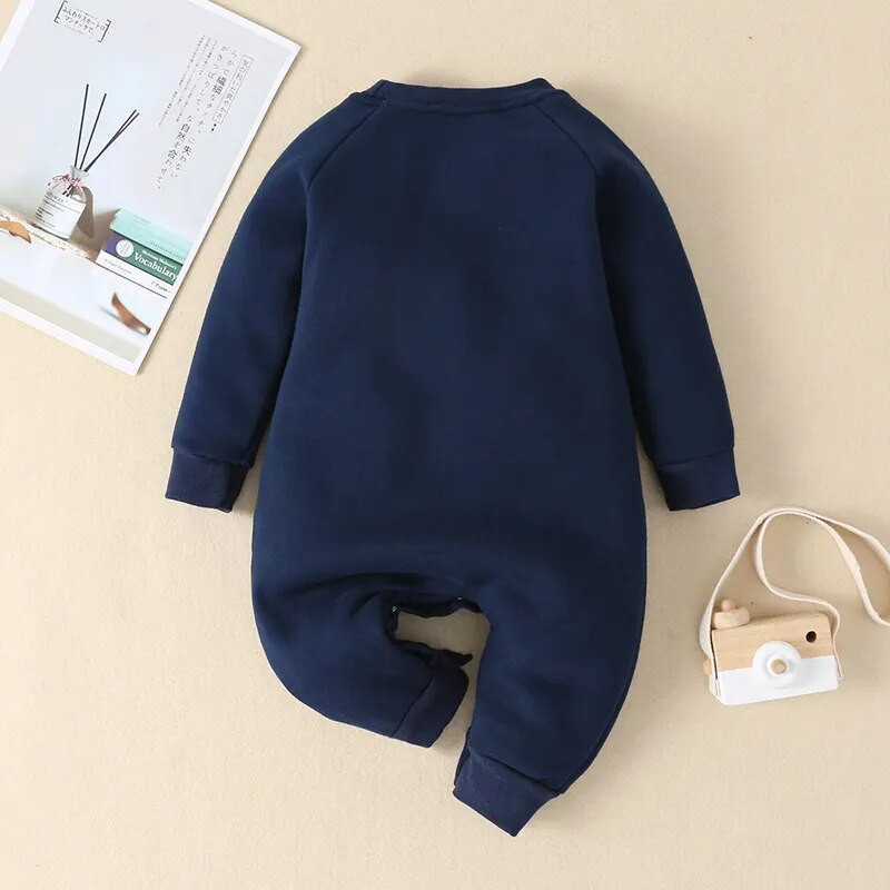 Karácsonyi baba póló újszülött ruhák polár béléssel újévi gyerek kombiné lányoknak fiúknak egyrészes tipegő ruha csecsemő mellény