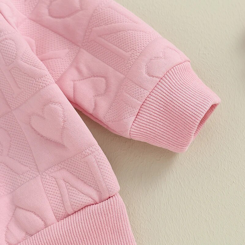 0-24 hónapos baba lányoknak 2db ruhakészletek hosszú ujjú felsők Szívbetűs nadrágok ruhák csecsemő lányoknak tavaszi őszi szett