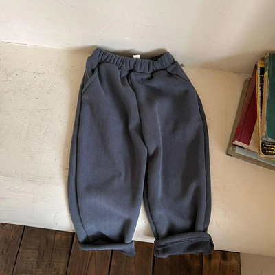 Autumn Winter Plus Velvet Thicken Κοτλέ Casual Παντελόνι Αγόρι Κορίτσι Παιδιά Μασίφ Ζεστό Φαρδύ Παντελόνι Βρεφικές Τσέπες Μόδα παντελόνι