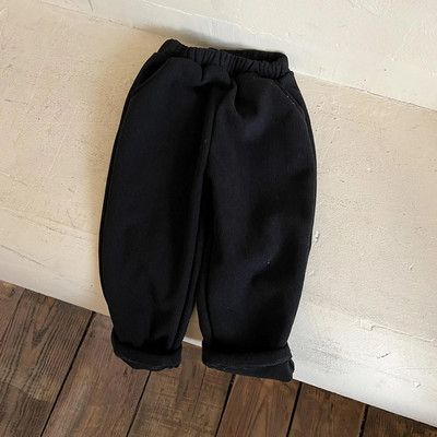 Autumn Winter Plus Velvet Thicken Κοτλέ Casual Παντελόνι Αγόρι Κορίτσι Παιδιά Μασίφ Ζεστό Φαρδύ Παντελόνι Βρεφικές Τσέπες Μόδα παντελόνι