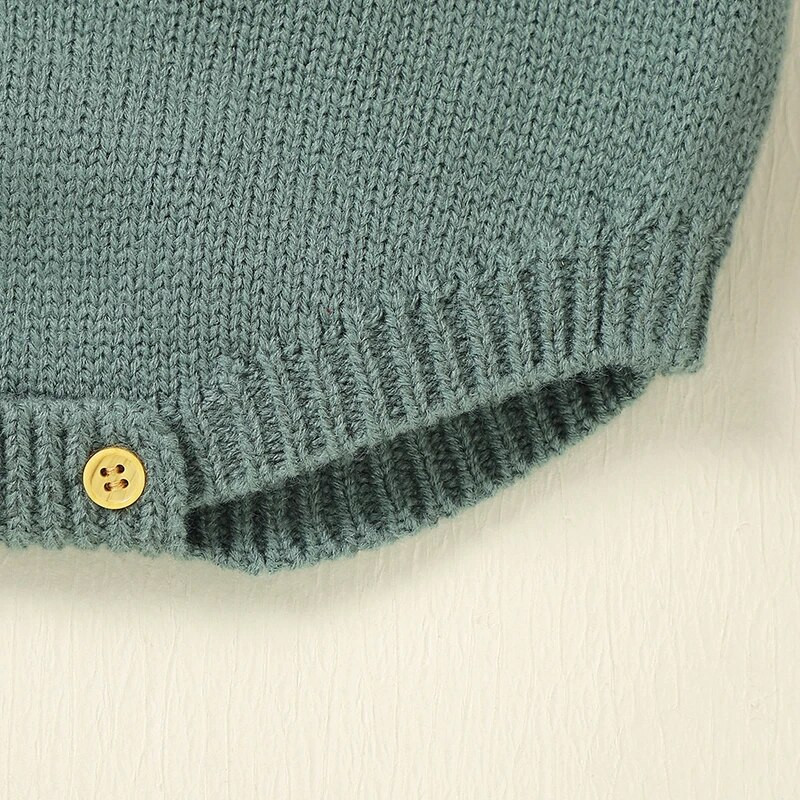 Baba Body Kötött Újszülött Lány Fiú Jumpsuit ruhák Ujjatlan felsők Nyári Csecsemő Tipegő Ruházat 0-18M Overall Aranyos Gomba