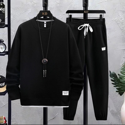 2023 Νέα ανδρική αθλητική φόρμα 2 τεμαχίων Waffle Hoodie Φούτερ Σετ αθλητικού τζόκινγκ με ανοιξιάτικη τσέπη, φθινοπωρινή casual αθλητική φόρμα