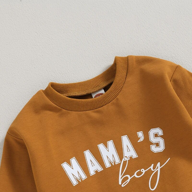 0-36 hónapos kisgyermek fiú őszi ruha szett, betűvel nyomtatott hosszú ujjú pulóver, rugalmas deréknadrág, 2 db-os ruha csecsemő lányoknak